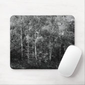 Silver Birch B&W Mousepad (Mit Mouse)