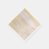 Silver Birch Bark Napkin Serviette (Ecke)