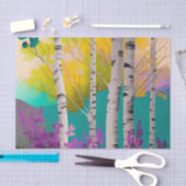 SILVER BIRCH schöne Baumdecoupon Papier (Handwerk)