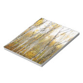 Silver Birches Notizblock (Rotiert)