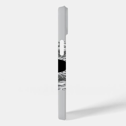 Silver Black Age Marmorname Skript Case-Mate iPhone Hülle (Rückseite / Rechts)