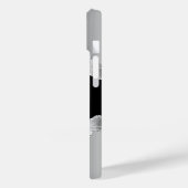 Silver Black Age Marmorname Skript Case-Mate iPhone Hülle (Rückseite / Links)