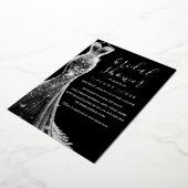 Silver Black Butterfly Dress Brautparty Folieneinladung (Gedreht)