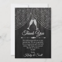 Silver Black Diamond Brillen Wedding