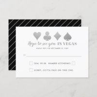 Silver Black Las Vegas Wedding Sign Funny Wording