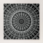 Silver Black Mandala Puzzle (Vertikal)