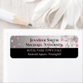 Silver Black Pink Rosegold Confetti Wedding (Insitu)