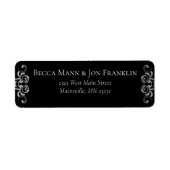 Silver & Black Swirl Gothic Wedding (Vorne)