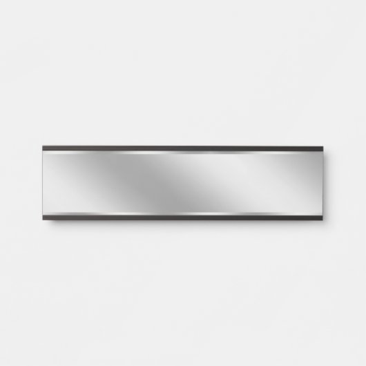 Silver Blank Background For Your Text House Türschild (Vorderseite )