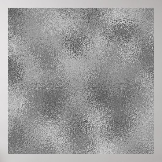 Silver Blank Template Hinzufügen von Text Poster (Vorne)