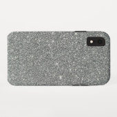 Silver Bling Case-Mate iPhone Hülle (Rückseite (Horizontal))