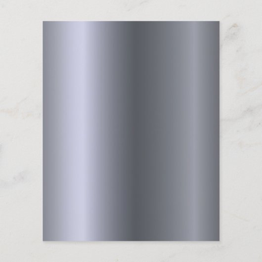 Silver blue 25. Hochzeitstag Einladung (Rückseite)