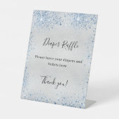 Silver Blue Baby Duschdiaper Gewinnspiel Sockelschild (Vorderseite)