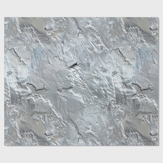 Silver Blue Geschenkpapier (Flach)