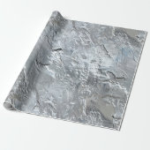Silver Blue Geschenkpapier (Ungerollt)