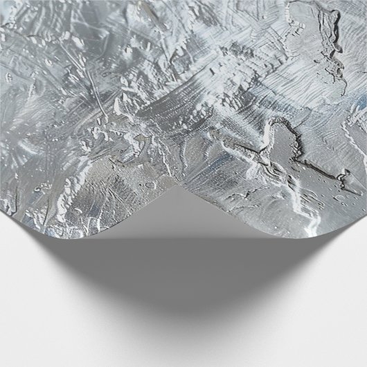 Silver Blue Geschenkpapier (Ecke)