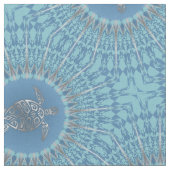 Silver Blue Turtle Animal Stoff (Nahaufnahme)