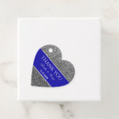 Silver Blue Vielen Dank Geschenkanhänger (Beispiel)