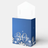 Silver Blue Winter 30. Geburtstag Vielen Dank Geschenkschachtel (Geöffnet)