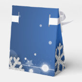 Silver Blue Winter 30. Geburtstag Vielen Dank Geschenkschachtel (Rückseite)