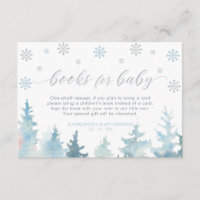 Silver & Blue Winter Wonderland Books for Baby