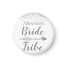 Silver Boho Bride Stamm Personalisiert