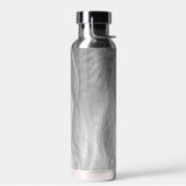 Silver Brushed Metal Abstrakt Trinkflasche (Links)