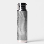 Silver Brushed Metal Trinkflasche (Vorne)