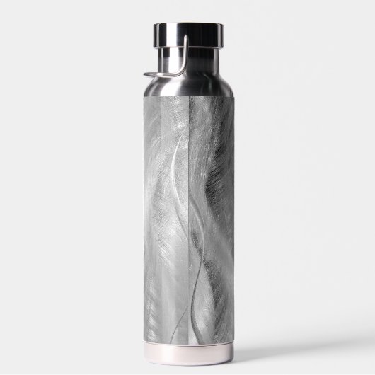 Silver Brushed Metal Trinkflasche (Rechts)