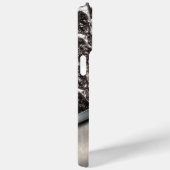 Silver Brushmetal und Metallic Stone Monogramm Case-Mate iPhone Hülle (Rückseite / Rechts)