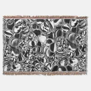 Silver bubbles with glass or metal tone decke