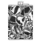 Silver bubbles with glass or metal tone flachmann (Rückseite)