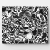 Silver bubbles with glass or metal tone fotoplatte (Vorderseite)