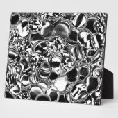 Silver bubbles with glass or metal tone fotoplatte (Seite)