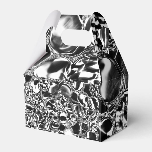 Silver bubbles with glass or metal tone geschenkschachtel (Rückseite)