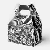 Silver bubbles with glass or metal tone geschenkschachtel (Vorderseite)