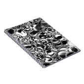 Silver bubbles with glass or metal tone notizblock (Rechte Seite)