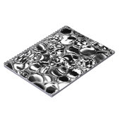 Silver bubbles with glass or metal tone notizblock (Linke Seite)
