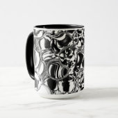 Silver bubbles with glass or metal tone tasse (Vorderseite Links)