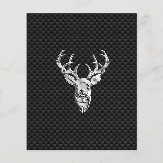 Silver Buck on Carbon Fibre Decor Flyer (Vorne)