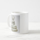 Silver Buddha Fine Art Foto Kaffeetasse (Vorderseite Links)