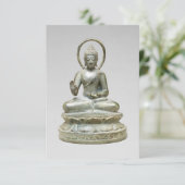 Silver Buddha Fine Art Fotografy Dankeskarte (Stehend Vorderseite)