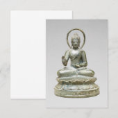 Silver Buddha Fine Art Fotografy Dankeskarte (Vorne/Hinten)