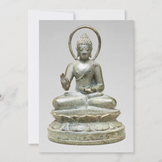 Silver Buddha Fine Art Fotografy Feiertagskarte (Vorderseite)