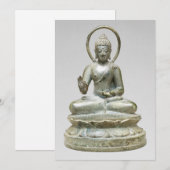 Silver Buddha Fine Art Fotografy Feiertagskarte (Vorne/Hinten)