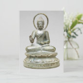 Silver Buddha Fine Art Fotografy Feiertagskarte (Stehend Vorderseite)