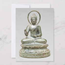 Silver Buddha Fine Art Fotografy Feiertagskarte