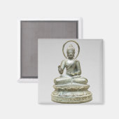 Silver Buddha Fine Art Fotografy Magnet (Vorderseite/Rückseite)