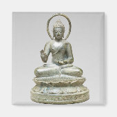 Silver Buddha Fine Art Fotografy Magnet (Vorne)