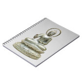 Silver Buddha Fine Art Fotografy Notizblock (Linke Seite)